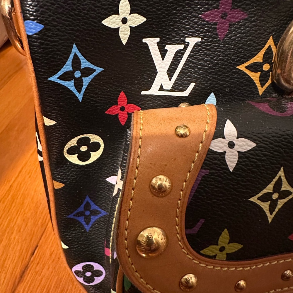 Louis Vuitton Black Multicolor Monogram Rita Hobo Bag - Picture 11 of 17
